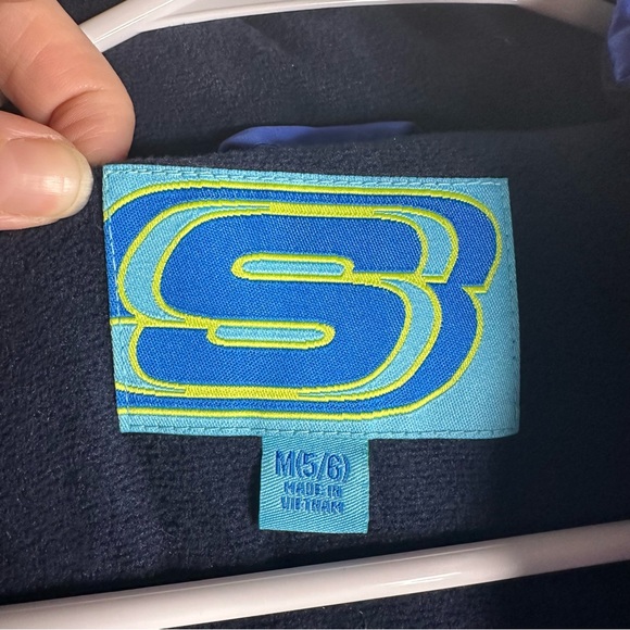 NWT Sketchers Kid’s Blue Puffer Winter Coat Size Medium 5/6 - Picture 7 of 10